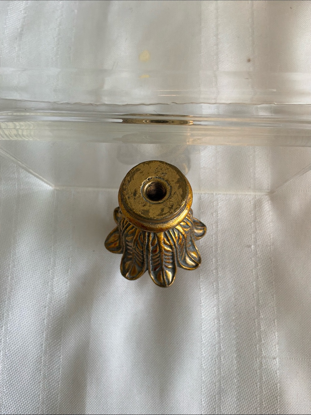 Ornate Gold Decorative Finial - Classic Home Accent - Picture 2 of 2